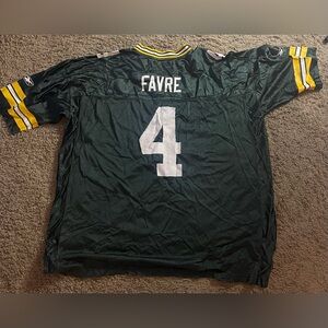 Green Bay Packers Vintage Football Shirt Brett Favre Size XXXL Quarterback Mens